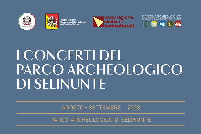 brochure i concerti del parco archeologico di selinunte